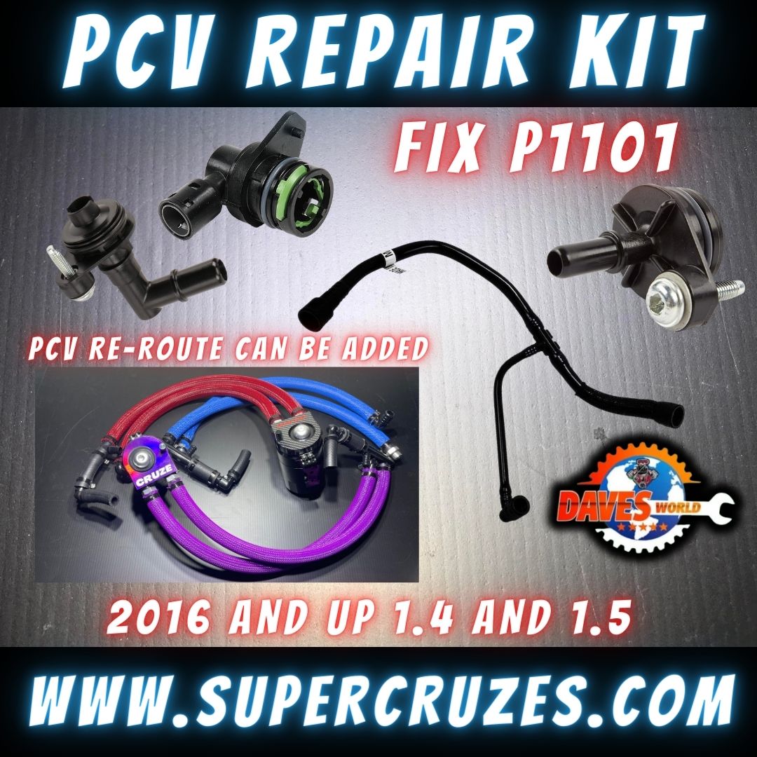 PCV repair kit Cruze 1.4 Malibu Equinox Terrain Vanderhall 1.5