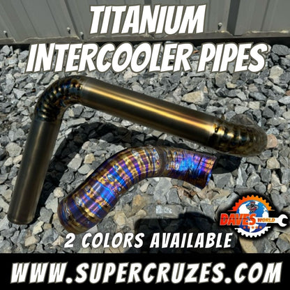 Titanium intercooler pipes Replaces OEM pipes - Cruze-Malibu-Equinox-Terrain