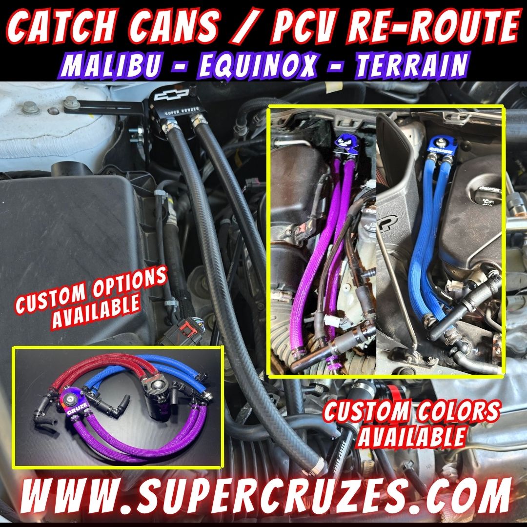 Malibu - Equinox - Terrain - Catch Can With PCV Fix