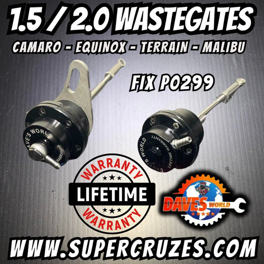 Malibu - Equinox - Terrain - Camaro 1.5 and 2.0 upgraded wastegates fix p0299