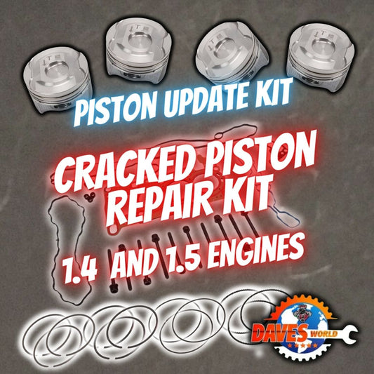 fix my cruze engine cracked piston equinox and Malibu too Piston update kit