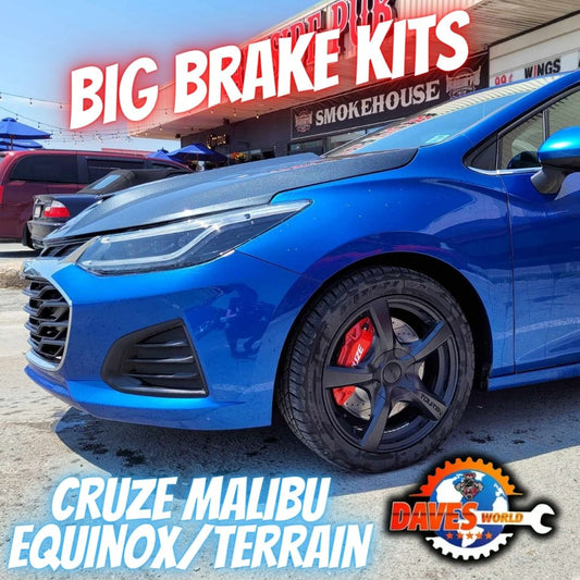 CRUZE / Sonic / Malibu / Equinox / Terrain brake upgrades