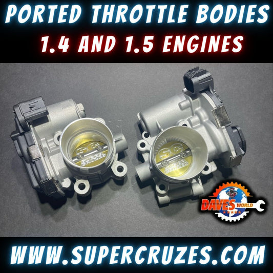 Cruze Malibu Equinox Trax Vanderhall Terrain ported throttle bodies