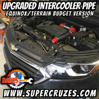CRUZE/Equinox/Malibu & Terrain upgraded intercooler pipe. Gets rid of plastic pipe in the engine bay.