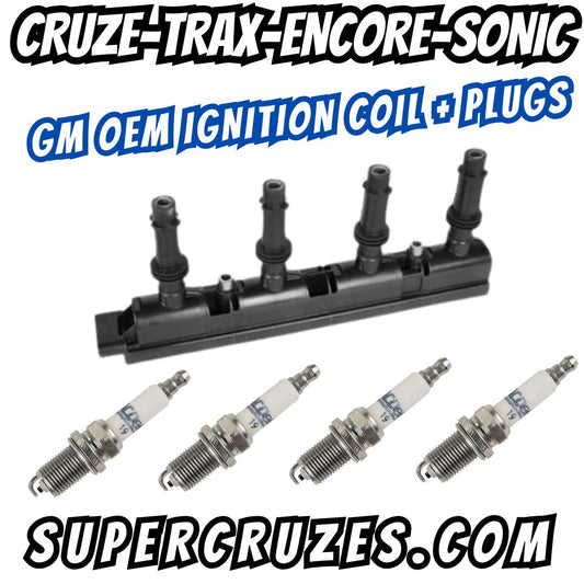 OEM GM Ignition Coil And Rapid Fire Spark Plugs- AC Delco