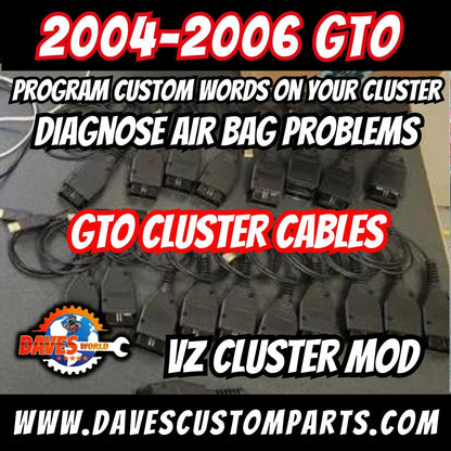 2004-2006 GTO Cluster Cable (VZ CLUSTER MOD)