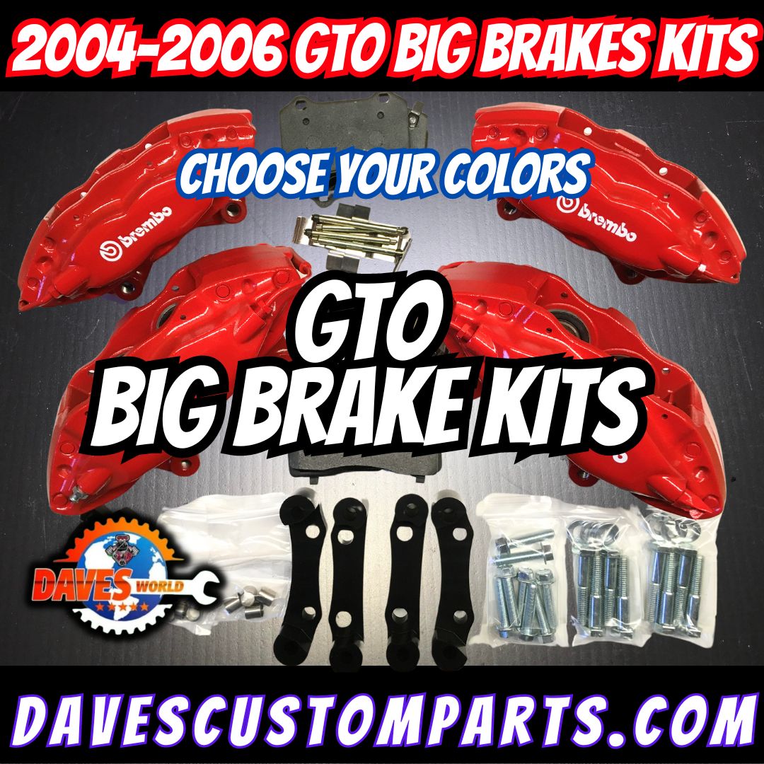 2004-2006 GTO Brembo Big Brake Kit