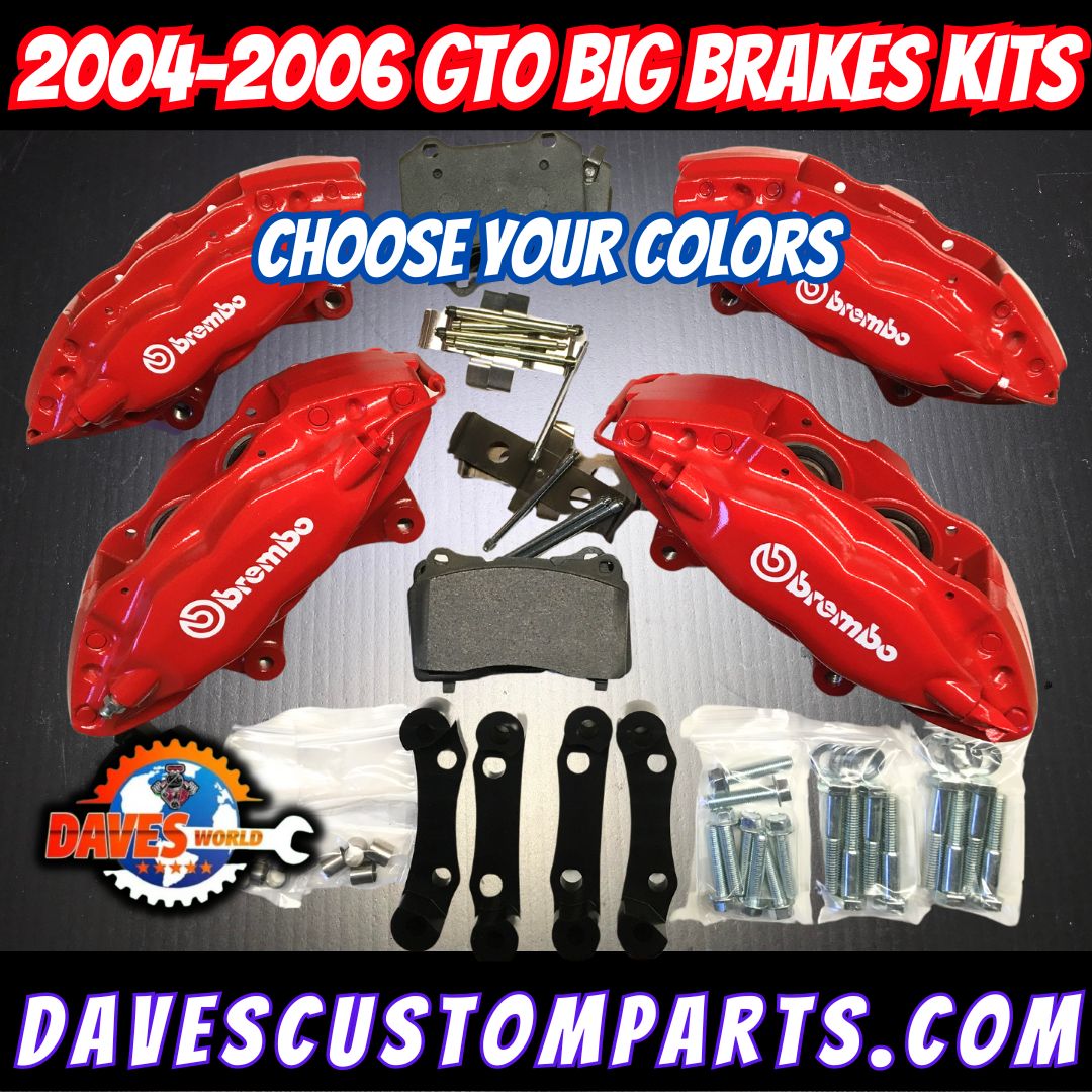 2004-2006 GTO Brembo Big Brake Kit