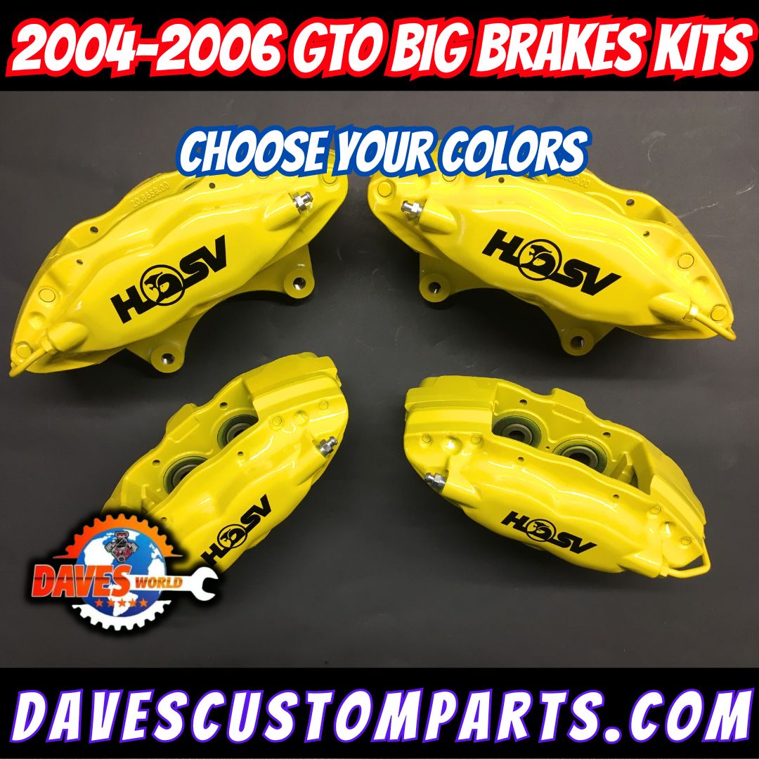 2004-2006 GTO Brembo Big Brake Kit