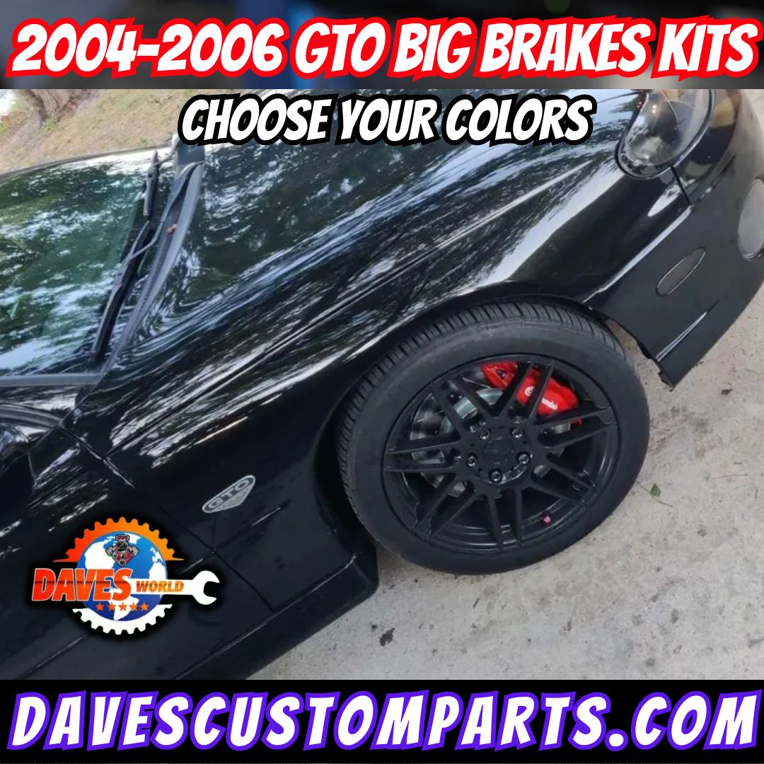 2004-2006 GTO Brembo Big Brake Kit