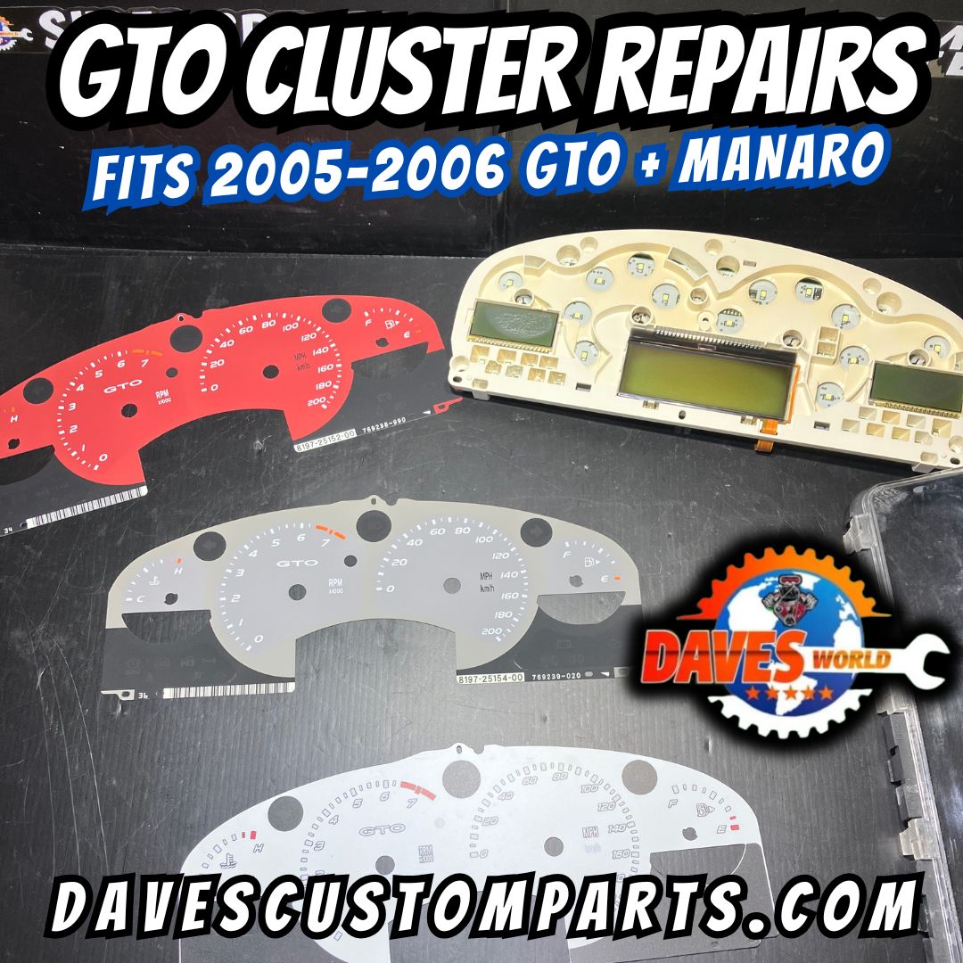 GTO Gauge Cluster Repairs