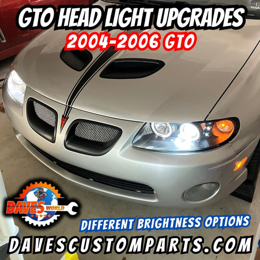 GTO Headlight upgrades
