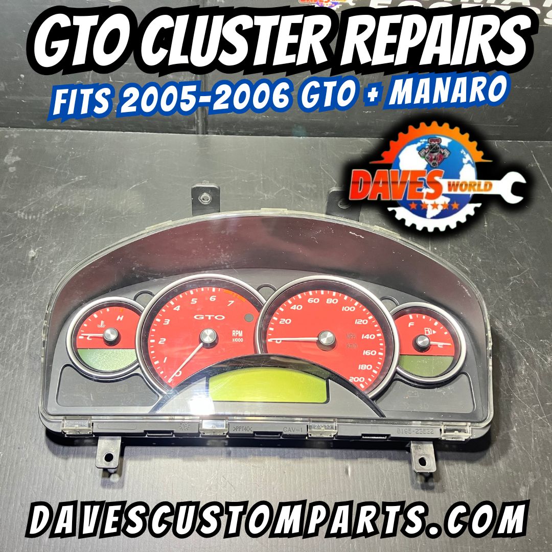 GTO Gauge Cluster Repairs