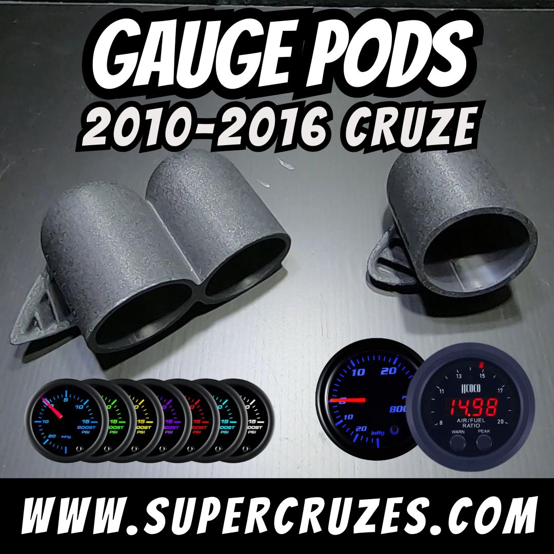 2010-2016.6 CRUZE vent gauge pod