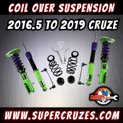 2016-2019 CRUZE Coil Over Suspensions Choose Multiple Systems