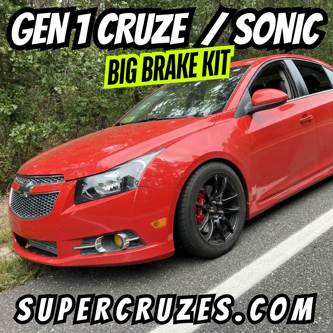 Gen 1 CRUZE And SONIC Big Brake Kit