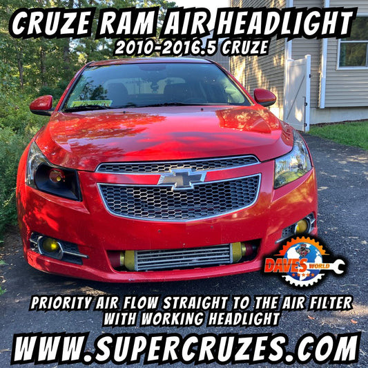 Ram Air Headlight 2010-2016.5 CRUZE