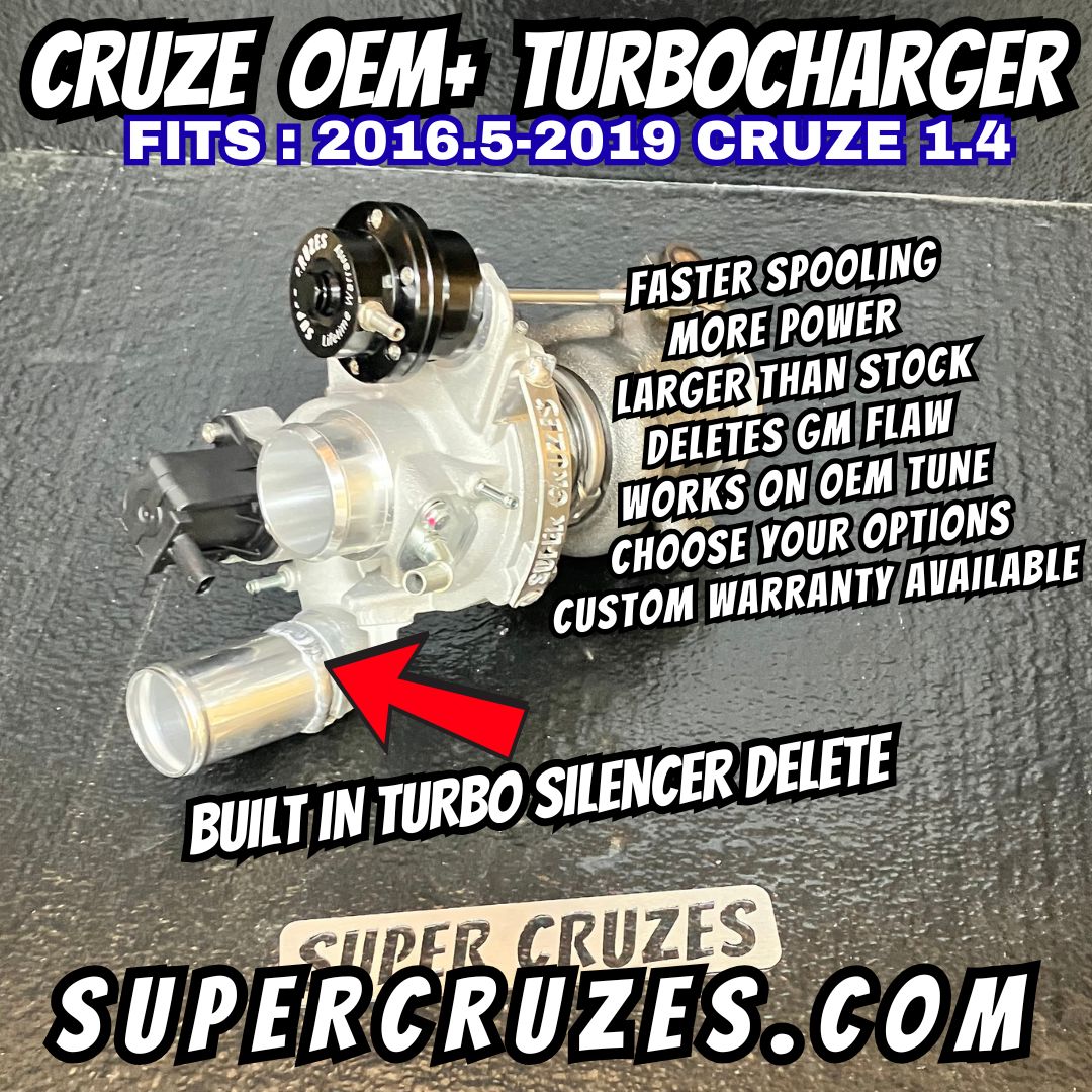 Cruze OEM+ Turbocharger (Comes with billet wastegate)