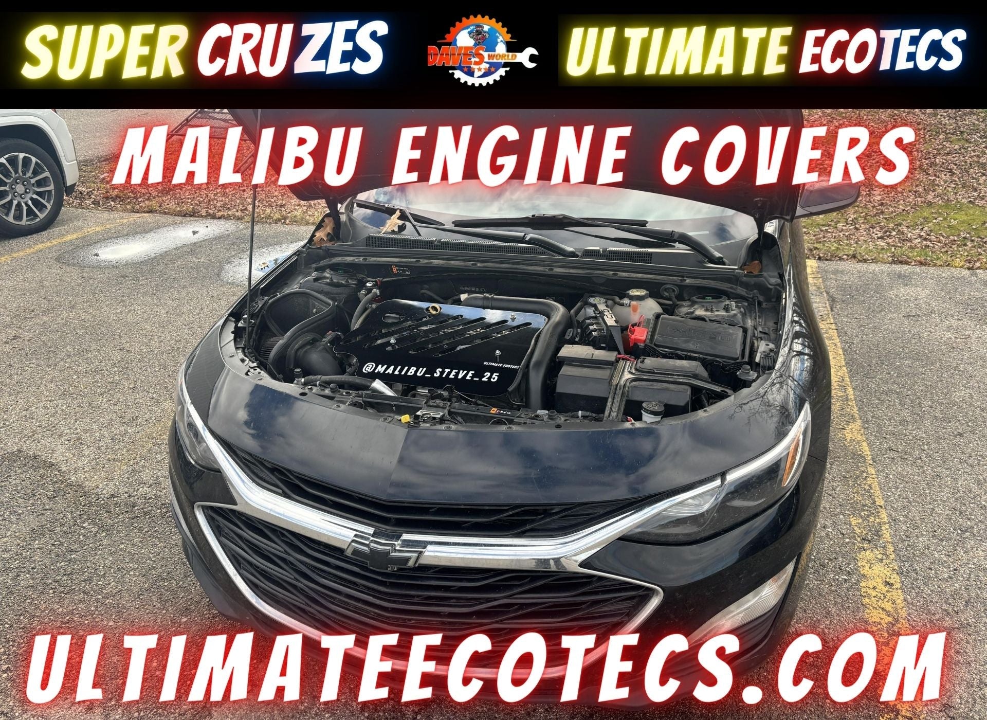 2016-2019 CRUZE Malibu and Equinox engine covers