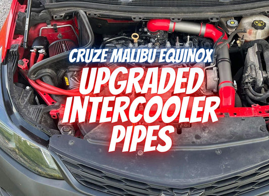 CRUZE/Equinox/Malibu upgraded intercooler pipes.