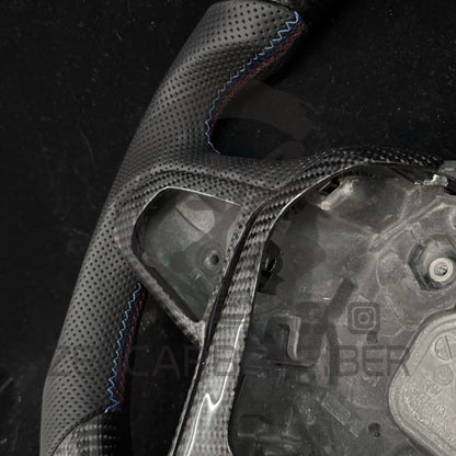 IN STOCK - 2019-2024 BMW G2X 3/4-series Non-M-Sport Carbon Fiber Steering Wheel