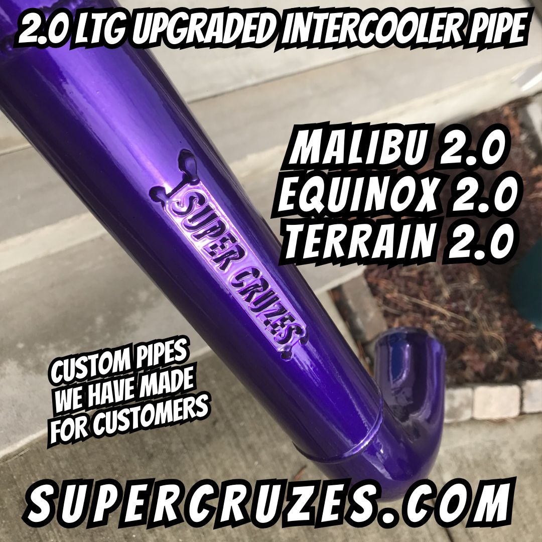 2.0 Malibu Equinox Terrain Aluminum Intercooler Pipe
