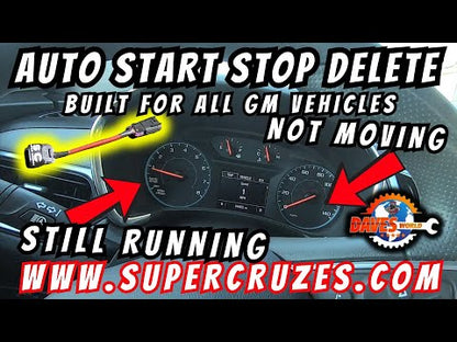 Auto Start Stop Delete (Disables the start stop function)