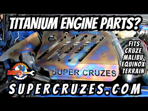 Titanium engine cover