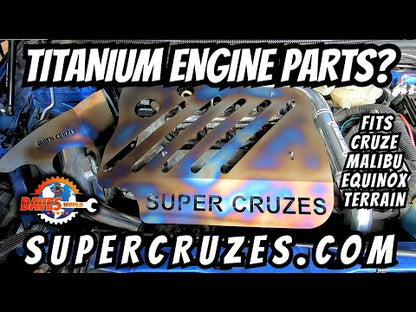 Titanium cold air intake heat shield