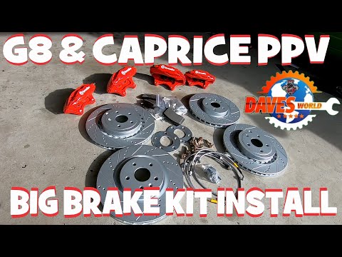 2011-2017 Caprice PPV 4 Piston Brembo Brake kit